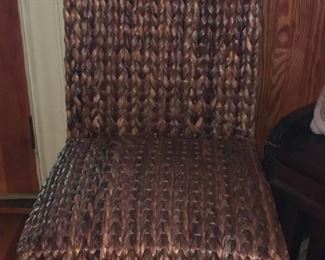 6 Pottery Barn Seagrass dining chairs