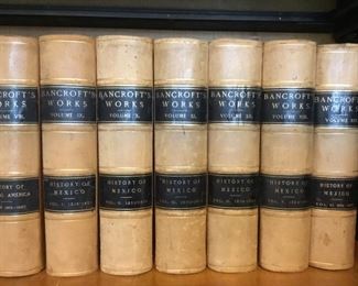 BANCROFT'S WORKS - 39 Volume Set of the Works of Hubert Howe Bancroft