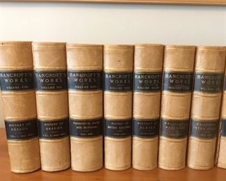 BANCROFT'S WORKS - 39 Volume Set of the Works of Hubert Howe Bancroft