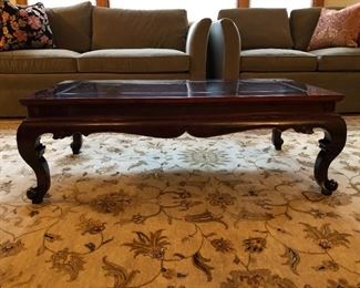 Rosewood Coffee Table (l 46-1/4in x W 23in x H 16-1/2)