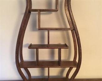 Asian Style Display Stand ( H17-1/2 in  x 10-3/4in  at widest point)