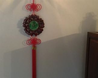 Chinese Jade  Hanging Tassel 