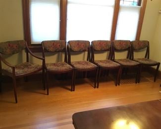 Dining Chairs (1 Arm and 5 Armless)