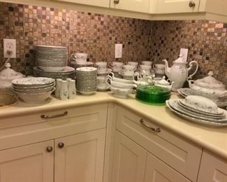 Johann Haviland Bavaria China Set - Blue Garland