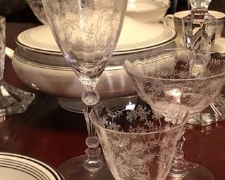 Fostoria Chintz Stemware  