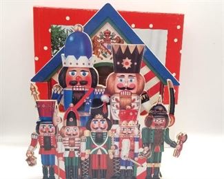 WOODEN STAND UP MUSICAL NUTCRACKER