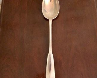 $10 Williamsburg Steiff pewter serving spoon.  13" L. 