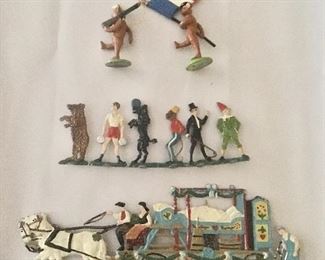 $25 Carriage scene 6 “ L by 2” H, $20 Bear scene 4.5” L by 1.5 “ H, $20 Individual statues 2”H by 1.5” W, 1.5” H by 1” W