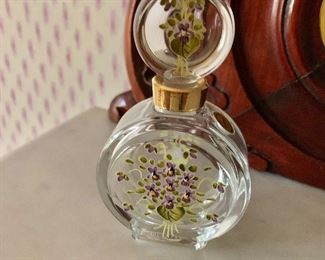 $24 - Vintage, hand-painted perfume bottle