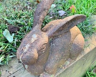 $50 - Cast iron bunny 