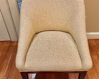 $150 each - 8 Custom upholstered chairs - 22" W, 20" D, 36" H. 