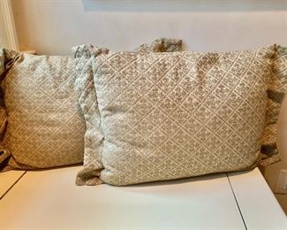 $60 - Pair of pillows #8.  Each 24" x 18".  