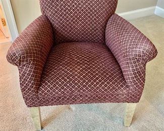 $195 - Custom arm chair - 33" W, 27" D, 33.5" H