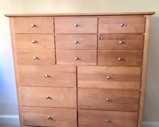 $350 - Large Stanley chest - 50.5" W, 19" D, 57.5" H. 