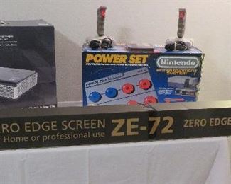 Zero Edge Screen, projector, 1988 Nintendo Power Set