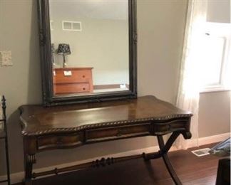 Beautiful Desk Chair and Mirror