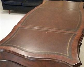 Lloyd Buxton Leather topped Executive Desk