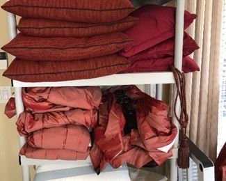 Custom Pillows and window treatments