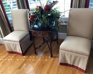 Sherrill Dropleaf Table w/Custom Chairs