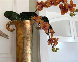 Faux Orchid Decor