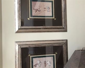 Grey Framed Asian Art