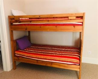 Solid Wood Bunk Beds! Two Sets!