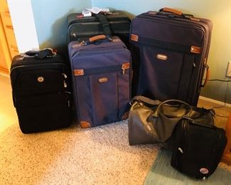Luggage Lg. $18, Med. $15, Small $10 (SOLD), duffel $8..