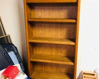 Solid wood book shelf $30