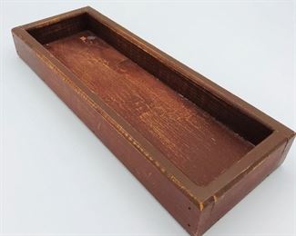 Wooden tray 15" x 5" $4