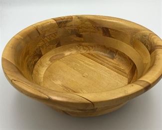 Wooden bowl 11.5" across  $21