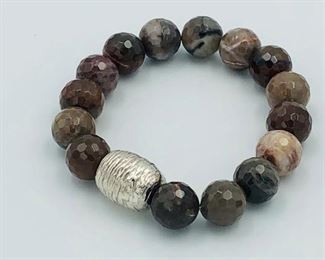 Stone bead bracelet $7