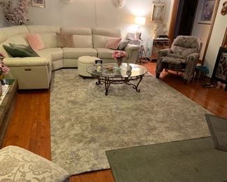 Grey area rug - 7.10 x 10.10 - $200.00