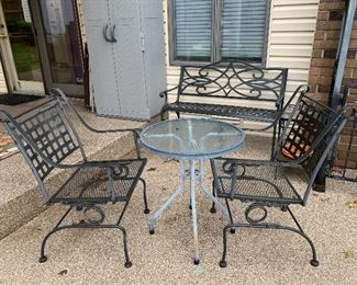 Outdoor Table & two chairs - $150.00