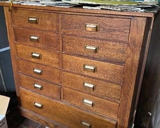 Antique 11 Drawer Cabinet 