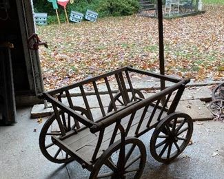 Antique wood wagon