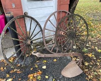 Antique Wagon Wheels