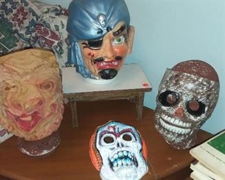 Vintage Halloween masks