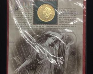 America's Most Beautiful Gold Coins $20 Liberty Gold Piece 1850-1907