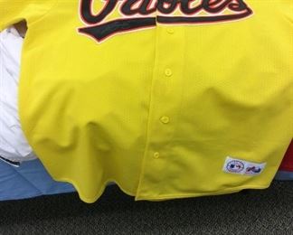 Yellow Orioles Jersey Signed Dylan Bundy
