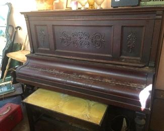Free piano with bench