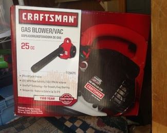 Craftsman gas blower/vac in original box