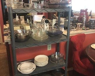 baking - pyrex -corning- old and new- lots and lots 