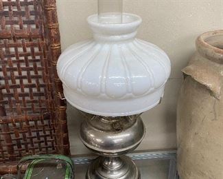  Rayo Lamp with Milk Glass Shade