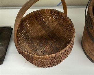 Nice Old Oak Basket