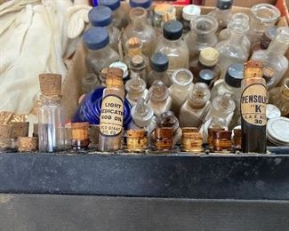 Red Giant Oil Company Sample Vials(Cork Top)