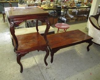 END TABLES AND COFFEE TABLE