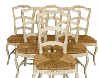 Set of 6 French Side Chairs