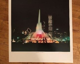 Kevin Camp "Buckingham Fountain"     28x24"  *Poster