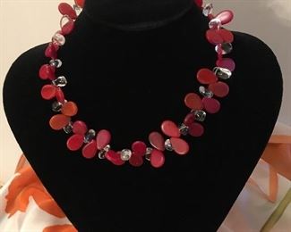 CHRYSTAL and Wedding Beads Necklace. Use this necklace to add just the right amount of joosh to a somber outfit. 