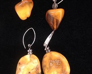 Take your pick of AMBER EARRINGS! MANY to choose from!! 